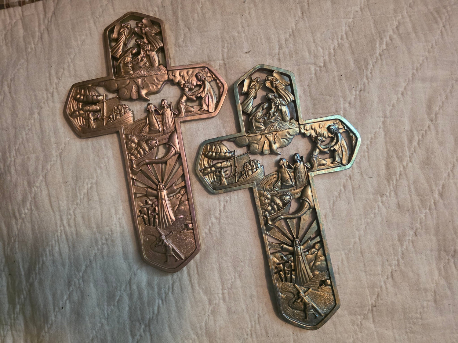 Faith hope and love green brown