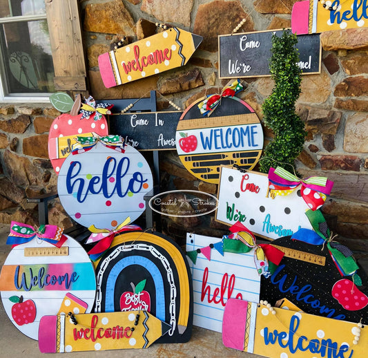 Painted Teacher Signs ~ PRE ORDER