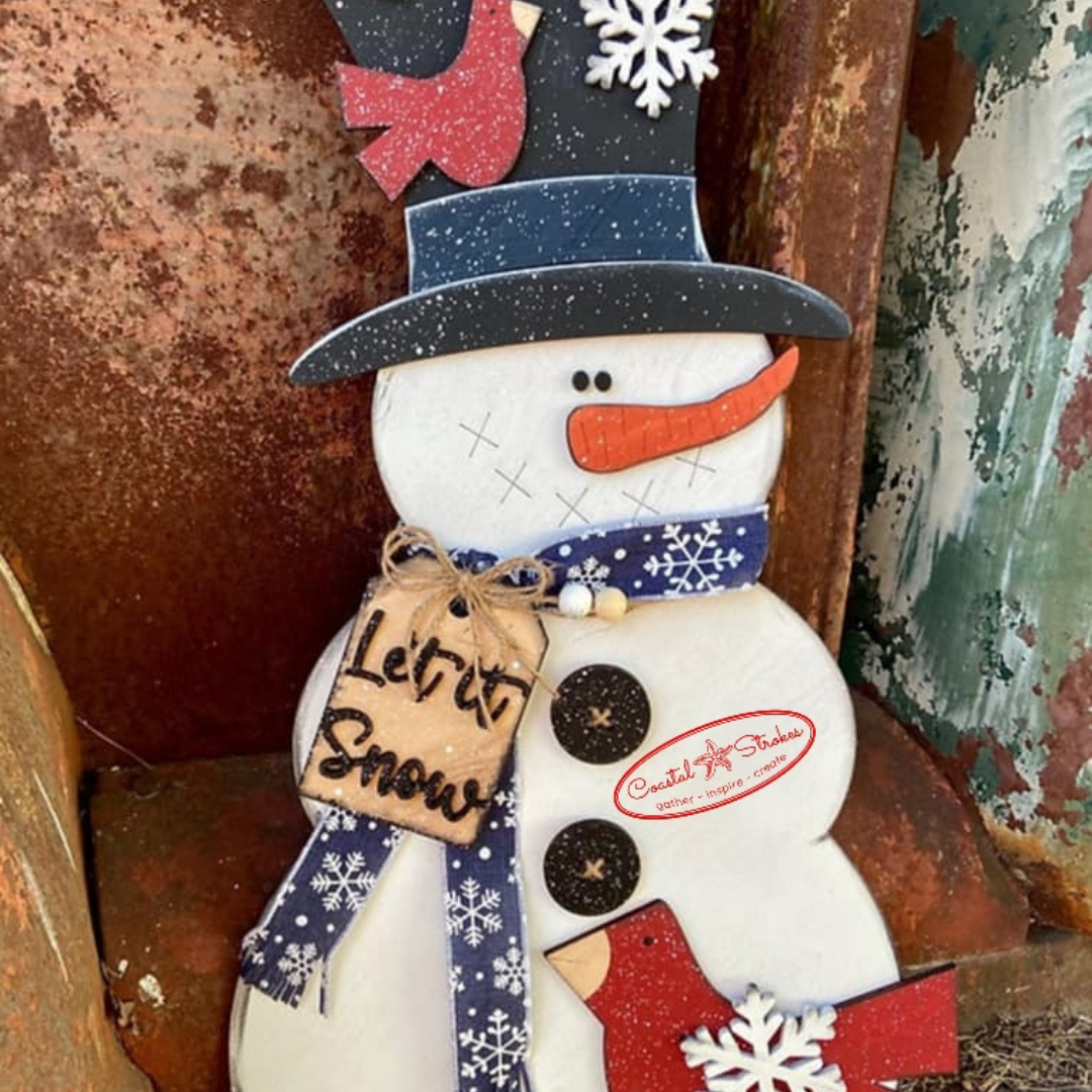 Snowman Let It Snow Door Hanger ~ PRE ORDER