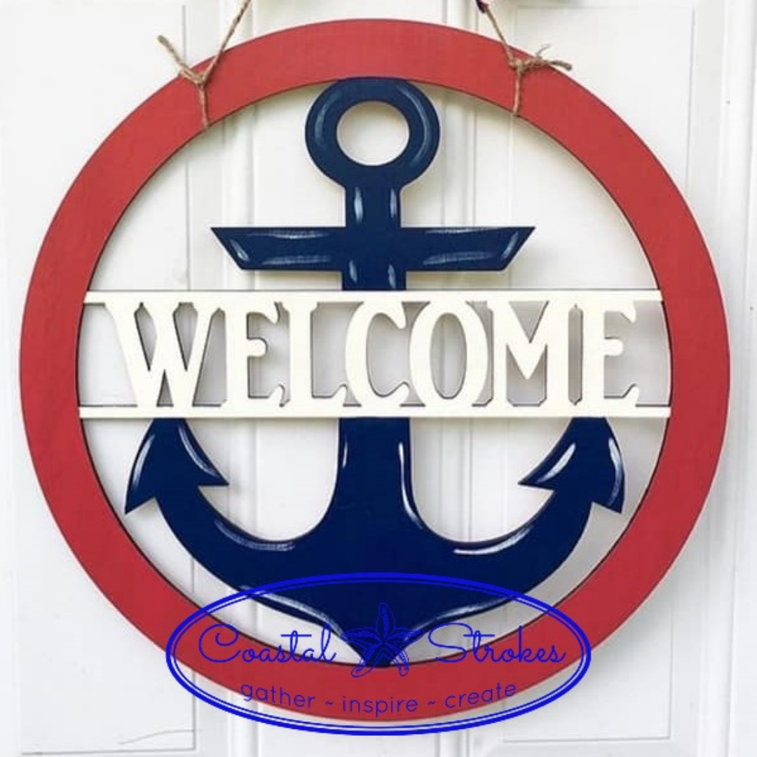 Welcome Anchor Door Hanger Kit ~ PRE ORDER
