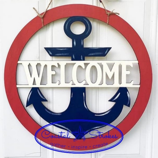 Welcome Anchor Door Hanger Kit ~ PRE ORDER