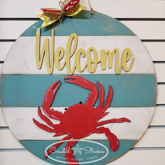 Crab Door Hanger ~ PRE ORDER