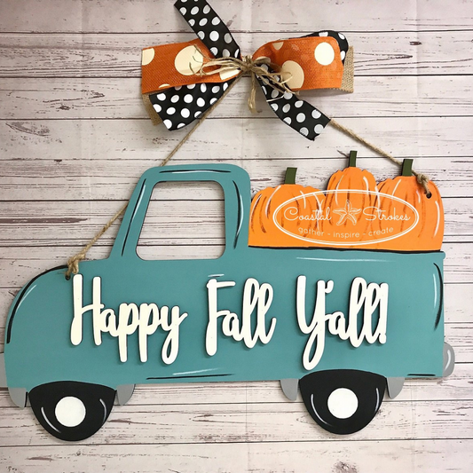 Fall Truck with Pumpkins Kit - PRE ORDER