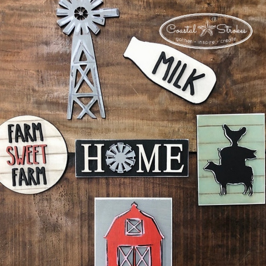 Farmhouse Tier Tray Kit